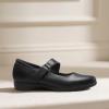 DREAM PAIRS Womens Ballet Mary Jane Flats, Comfortable Business Office Dress Shoes for Women Dressy and Work with Ankle Strap(Black)