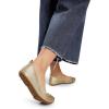 DREAM PAIRS Women’s Flats, Foldable Ballet Flats for Women, Bowknot Round Toe Comfort Light Weight Slip-On Dress Shoes(Gold)
