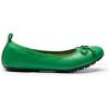 DREAM PAIRS Women’s Flats, Foldable Ballet Flats for Women, Bowknot Round Toe Comfort Light Weight Slip-On Dress Shoes(Green)