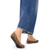 DREAM PAIRS Women’s Flats, Foldable Ballet Flats for Women, Bowknot Round Toe Comfort Light Weight Slip-On Dress Shoes(Leopard)