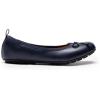 DREAM PAIRS Women’s Flats, Foldable Ballet Flats for Women, Bowknot Round Toe Comfort Light Weight Slip-On Dress Shoes(Navy)