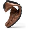 DREAM PAIRS Women’s Loafers Penny Loafer Slip on Casual Dressy Comfortable Business Work Office Moccasins Driving Loafer Shoes(Brown-pu)