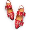 DREAM PAIRS Women’s Slingback Ballet Flats, Pointed Toe Buckle Comfortable Dress Slip-on Flat Shoes