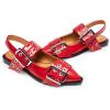 DREAM PAIRS Women’s Slingback Ballet Flats, Pointed Toe Buckle Comfortable Dress Slip-on Flat Shoes