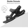 DREAM PAIRS Men’s Arch Support Hiking Sandals Sport Outdoor Athletic Comfortable Summer Beach Water Sandals(Black)