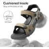 DREAM PAIRS Men’s Arch Support Hiking Sandals Sport Outdoor Athletic Comfortable Summer Beach Water Sandals(Sand)