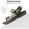 DREAM PAIRS Men’s Arch Support Hiking Sandals Sport Outdoor Athletic Comfortable Summer Beach Water Sandals(Sand)