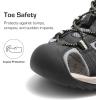 DREAM PAIRS Men’s Support Sandals: Athletic, Outdoor, Quick-Dry Mesh, Closed Toe, Lightweight, Comfortable Water Shoes(Black)