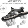DREAM PAIRS Men’s Support Sandals: Athletic, Outdoor, Quick-Dry Mesh, Closed Toe, Lightweight, Comfortable Water Shoes(Black)