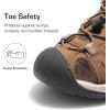 DREAM PAIRS Men’s Support Sandals: Athletic, Outdoor, Quick-Dry Mesh, Closed Toe, Lightweight, Comfortable Water Shoes(Brown)