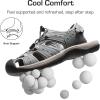 DREAM PAIRS Men’s Support Sandals: Athletic, Outdoor, Quick-Dry Mesh, Closed Toe, Lightweight, Comfortable Water Shoes(Grey)