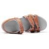 DREAM PAIRS Womens Comfortable Hiking Walking Sandal with Adjustable Hook and Loop Strap, Sports, Travel,Summer Beach Outdoor Light Weight Water Shoes(Orange)