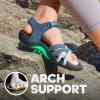 DREAM PAIRS Womens Sandals Light Weight Hiking Sandals for Women Comfortable Athletic Quick-Drying Walking Hiking Water Sandals(Dark Blue)