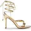 DREAM PAIRS Heels for Women Strappy High Stiletto Lace Up Heeled Sandals Square Open Toe Heels for Prom Party Dating(Gold-pu)