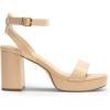 DREAM PAIRS Platform Heels for Women High Block Chunky Open Toe Ankle Strap Heels Fashion Wedding Party Evening Prom Dance Dress Pump Sandals Shoes(Nude-pu)