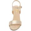 DREAM PAIRS Women’s Chunky Heels Open Toe Ankle Strap High Block Comfy Dress Heel Sandals Pumps Shoes(Gold)