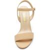 DREAM PAIRS Women’s Chunky Heels Open Toe Ankle Strap High Block Comfy Dress Heel Sandals Pumps Shoes(Nude-nubuck)