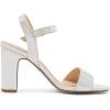 DREAM PAIRS Women’s Chunky Heels Open Toe Ankle Strap High Block Comfy Dress Heel Sandals Pumps Shoes(Silver)