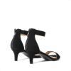 DREAM PAIRS Women’s Fiona Fashion Stilettos Open Toe Pump Heeled Sandals(Black/Nubuck)