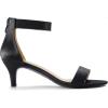 DREAM PAIRS Women’s Fiona Fashion Stilettos Open Toe Pump Heeled Sandals(Black/Satin)