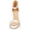 DREAM PAIRS Women’s Fiona Fashion Stilettos Open Toe Pump Heeled Sandals(Champagne)