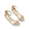 DREAM PAIRS Women’s Fiona Fashion Stilettos Open Toe Pump Heeled Sandals(Gold/Glitter)