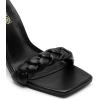 DREAM PAIRS Women’s Heels for Women Braided Open Toe Ankle Strap High Block Chunky Heel Sandals Party Wedding Dress Pumps Shoes(Black)