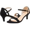 DREAM PAIRS Women’s Lexii Fashion Stilettos Open Toe Pump Heel Sandals(Black Nubuck)