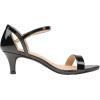DREAM PAIRS Women’s Lexii Fashion Stilettos Open Toe Pump Heel Sandals(Black Pat)