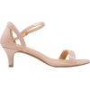 DREAM PAIRS Women’s Lexii Fashion Stilettos Open Toe Pump Heel Sandals(Blush Pat)