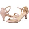 DREAM PAIRS Women’s Lexii Fashion Stilettos Open Toe Pump Heel Sandals(Blush Pat)