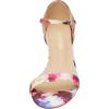 DREAM PAIRS Women’s Lexii Fashion Stilettos Open Toe Pump Heel Sandals(Floral)