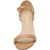 DREAM PAIRS Women’s Lexii Fashion Stilettos Open Toe Pump Heel Sandals(Nude Pu)