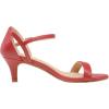 DREAM PAIRS Women’s Lexii Fashion Stilettos Open Toe Pump Heel Sandals(Red Pu)