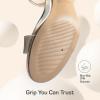 DREAM PAIRS Women’s Low Heels Block Open Toe Ankle Strap Classic Short Chunky Sandals with Buckle for Daily Work Wedding Party(Gold-metallic)