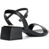 DREAM PAIRS Women’s Low Heels for Women Classic Open Toe Ankle Strap Block Chunky Heel Sandals Holiday Party Wedding Dress Pumps Shoes(Black-pu)