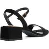 DREAM PAIRS Women’s Low Heels for Women Classic Open Toe Ankle Strap Block Chunky Heel Sandals Holiday Party Wedding Dress Pumps Shoes(Black-suede)