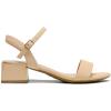 DREAM PAIRS Women’s Low Heels for Women Classic Open Toe Ankle Strap Block Chunky Heel Sandals Holiday Party Wedding Dress Pumps Shoes(Nude-nubuck)