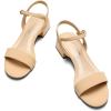 DREAM PAIRS Women’s Low Heels for Women Classic Open Toe Ankle Strap Block Chunky Heel Sandals Holiday Party Wedding Dress Pumps Shoes(Nude-nubuck)