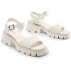 DREAM PAIRS Women’s Lug Sole Low Platform Chunky Block Heels Square Toe Ankle Straps Sandals
