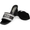 DREAM PAIRS Women’s Square Open Toe Slip on Heels for women Low Block Chunky Heeled Sandals Slide Sandals Comfortable Casual Fashion Pumps Shoes(Black)