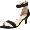 DREAM PAIRS Women’s Fiona Fashion Stilettos Open Toe Pump Heeled Sandals(Black/Nubuck)