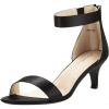 DREAM PAIRS Women’s Fiona Fashion Stilettos Open Toe Pump Heeled Sandals(Black/Satin)
