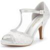 DREAM PAIRS Women’s Stilettos Open Toe Pump Fashion Kitten Heel Sandals(Silver)