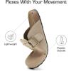 DREAM PAIRS Clogs for Women Suede Mules Wide Toe Shoes Wide Width Slip On Comfortable Clogs with Lightweight Soft Footbed, Anti-Slip Outsole, Arch Support(Apricot)