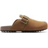 DREAM PAIRS Clogs for Women Suede Mules Wide Toe Shoes Wide Width Slip On Comfortable Clogs with Lightweight Soft Footbed, Anti-Slip Outsole, Arch Support(Brown)