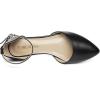 DREAM PAIRS Flapointed Women’s Casual D’Orsay Pointed Plain Ballet Comfort Soft Slip On Flats Shoes(Black/Pu)