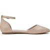 DREAM PAIRS Flapointed Women’s Casual D’Orsay Pointed Plain Ballet Comfort Soft Slip On Flats Shoes(Rose/Gold/Glitter)