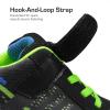DREAM PAIRS Girls Boys Shoes Kids Tennis EZ-Ons Quicksteps School Sneakers Breathable Running Athletic Shoes(Black/Royal/Green)