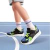 DREAM PAIRS Girls Boys Shoes Kids Tennis EZ-Ons Quicksteps School Sneakers Breathable Running Athletic Shoes(Black/Royal/Green)